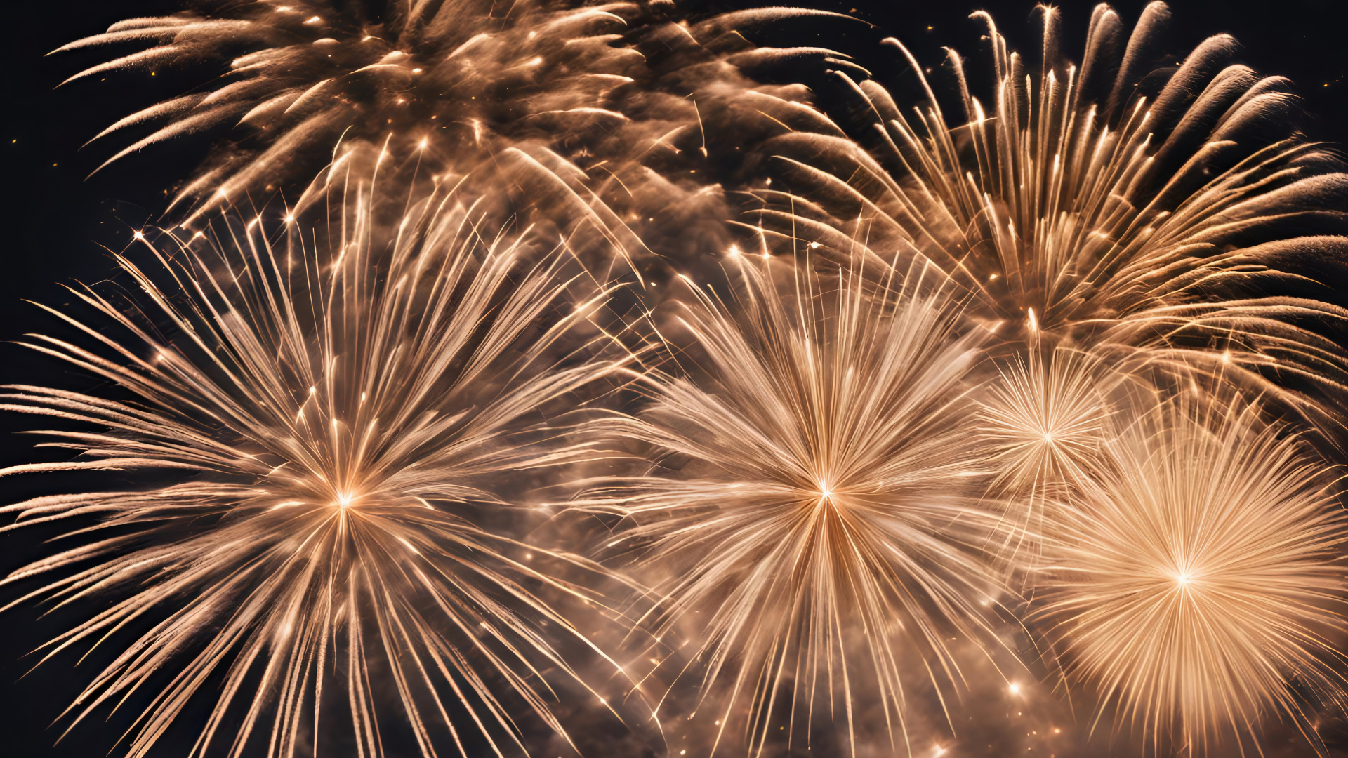 a fireworks display
